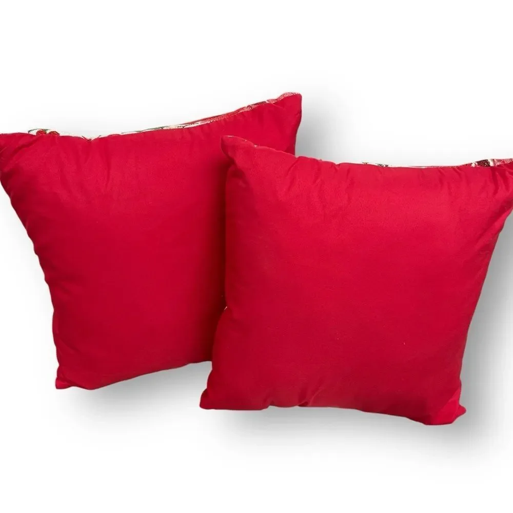 Set of Holiday Time Bless This Home 15 x 15 Accent Pillows - 2